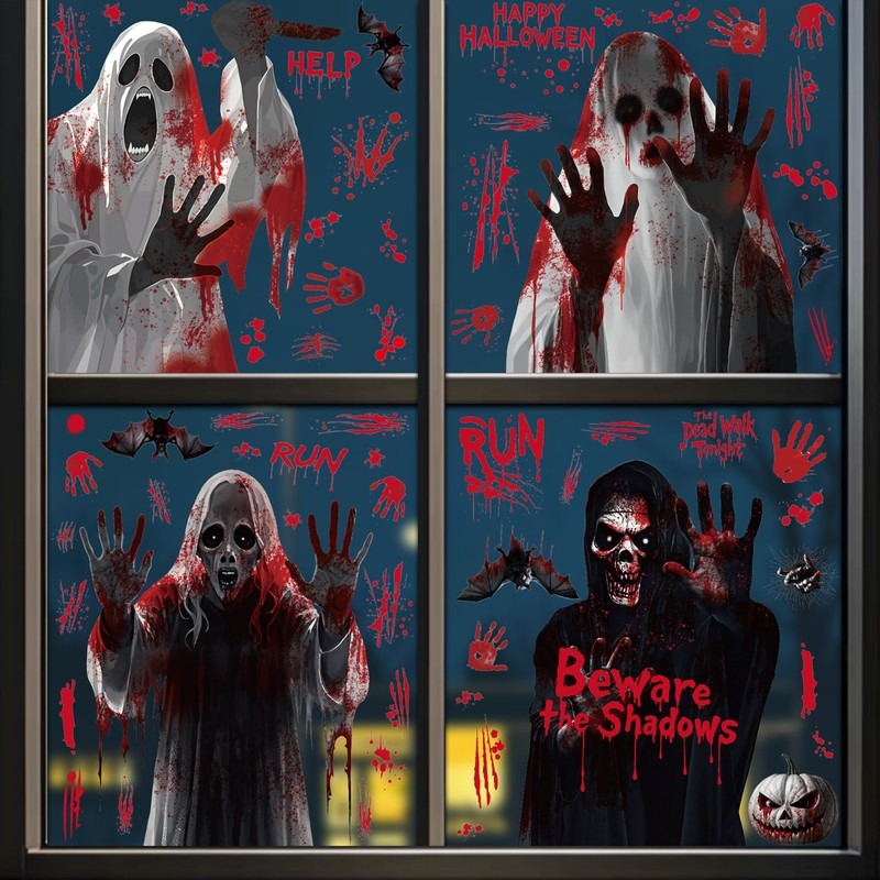 Halloween raamstickers spook b - Party Event Supply Store recensie en prijs