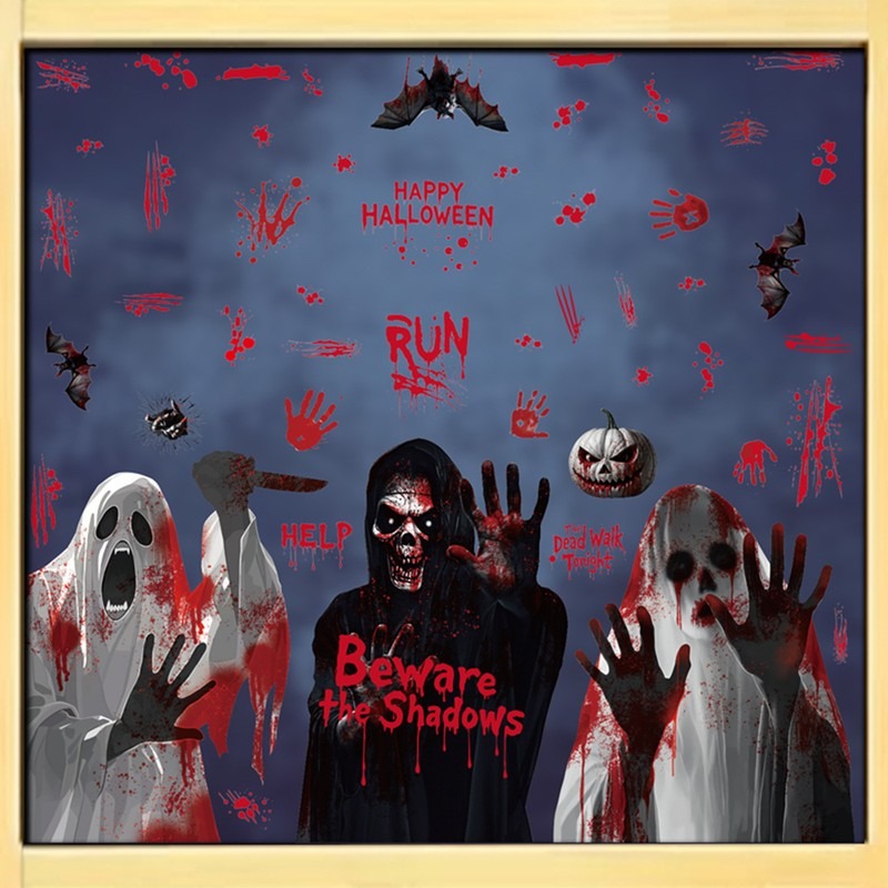 Halloween raamstickers spook b - Party Event Supply Store recensie en prijs