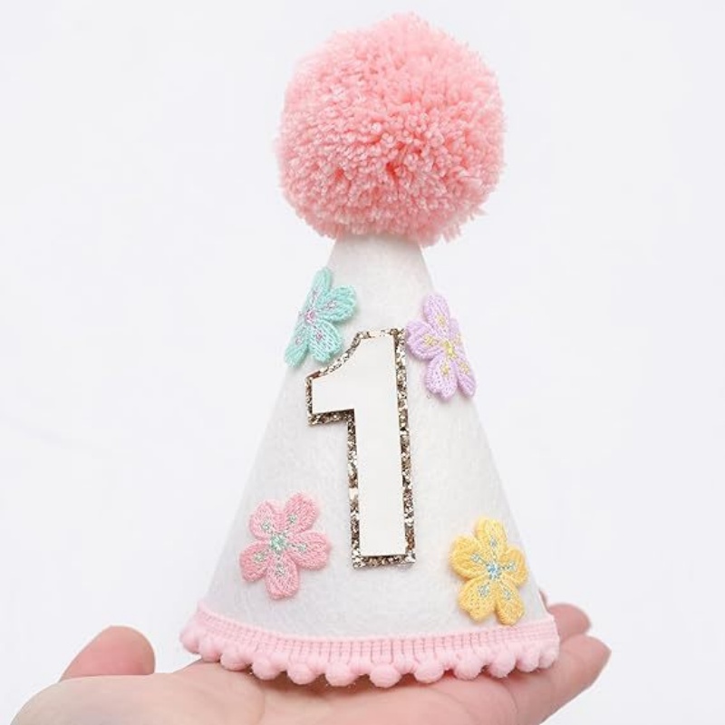 Kleurrijke bloem 1e halve verj - Party Hat Cone recensie en prijs