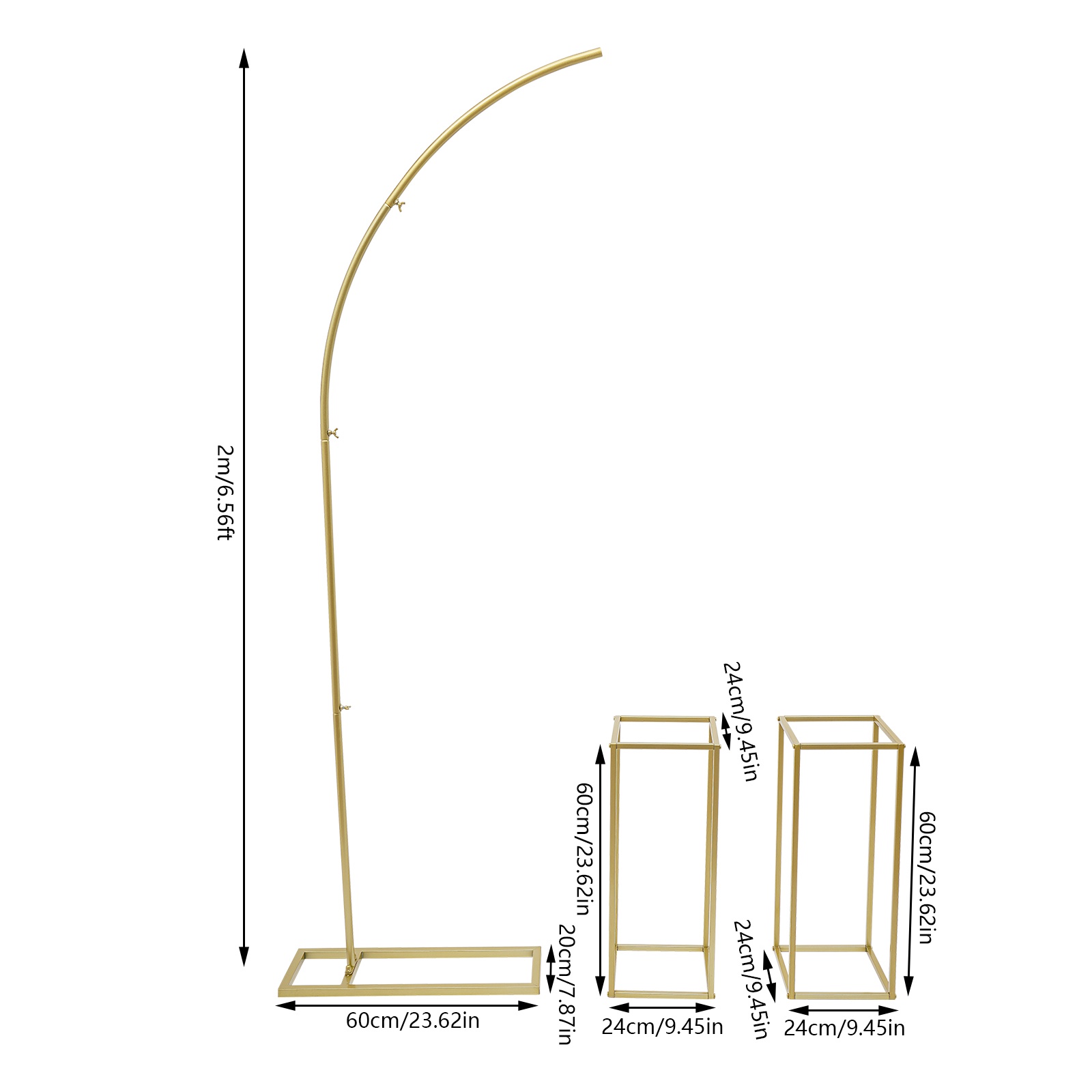 Gouden metalen vierkante bloem - Photo Booth Frame recensie en prijs