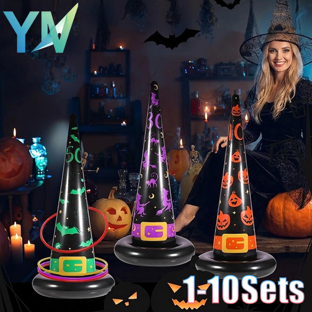 1-10Sets Halloween Opblaasbare - Party Hat Cone recensie en prijs