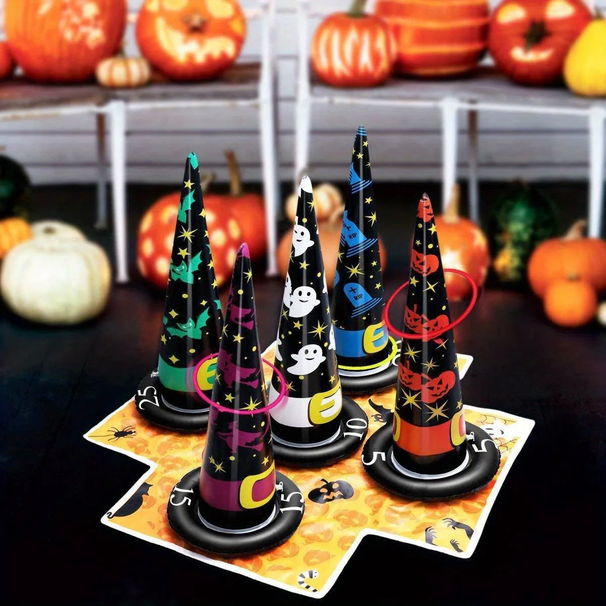 1-10Sets Halloween Opblaasbare - Party Hat Cone recensie en prijs